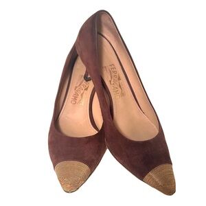 Salvatore Ferragamo Suede Shoes Size 7